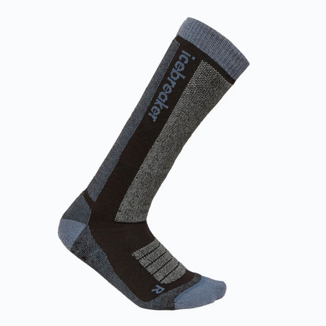 SKARPETY NARCIARSKIE ICEBREAKER KIDS MEDIUM black