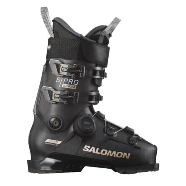 BUTY NARCIARSKIE SALOMON S/PRO SUPRA 110 GW black/dark grey met 2025