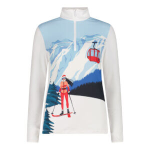 BLUZA TECHNICZNA CMP bianco ski 2027